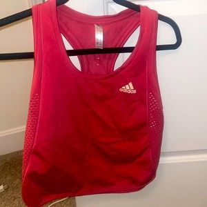 Adidas cropped workout top